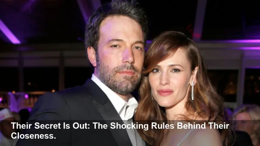 Garner & Affleck's Secret: The Shocking Rules Revealed