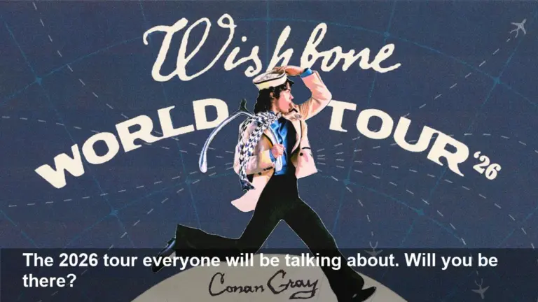 Conan Gray's Global Tour: Don't Get Left Behind