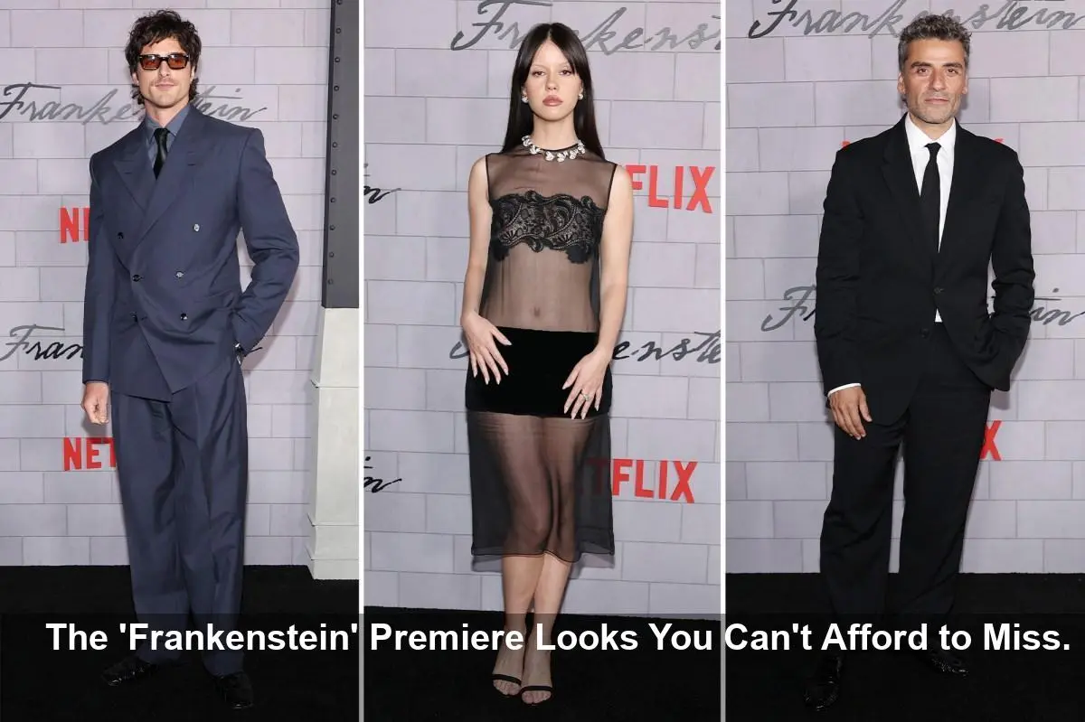 Mia Goth & Stars Stun at Frankenstein Premiere