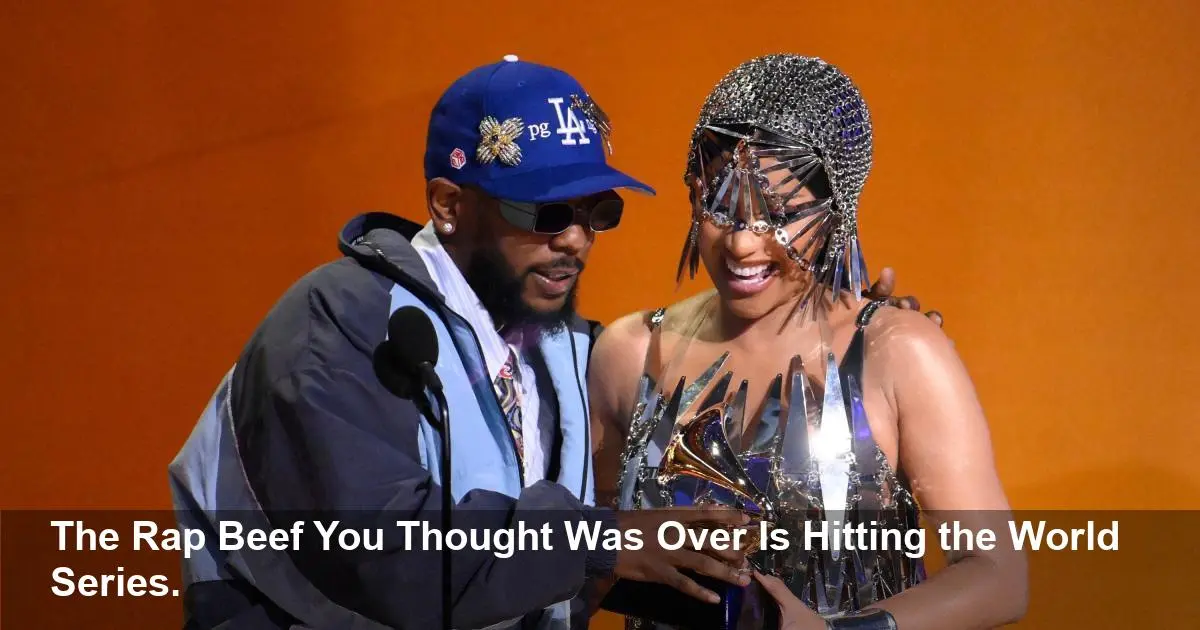 Drake vs. Kendrick: World Series Sparks New Beef Fear