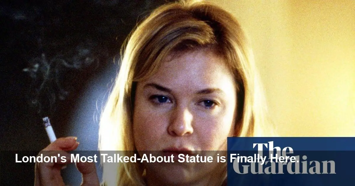 London’s Shocking Tribute: Bridget Jones Immortalized