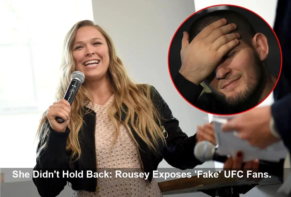 Ronda Rousey: Fans Only Love Khabib Because He Quit