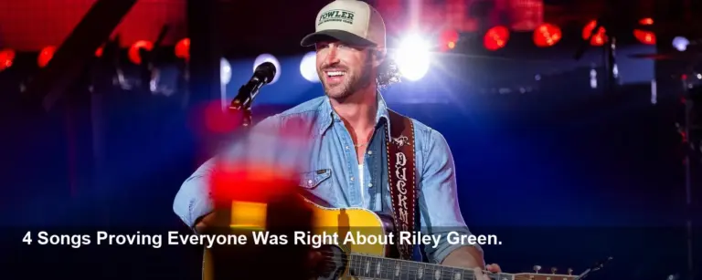 4 Riley Green Songs You Can't Ignore