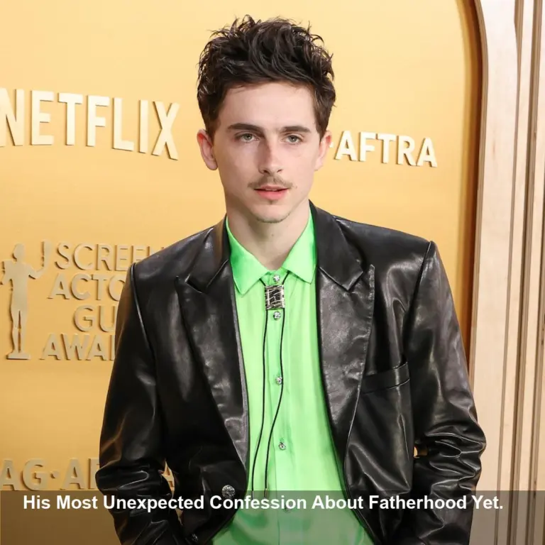 Timothée Chalamet's Shocking Stance on Fatherhood