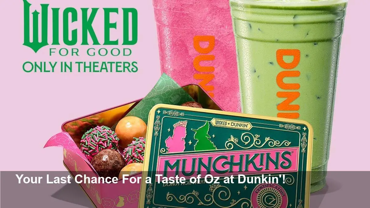 Dunkin's Limited 'Wicked' Menu Is Here—Don't Miss It!