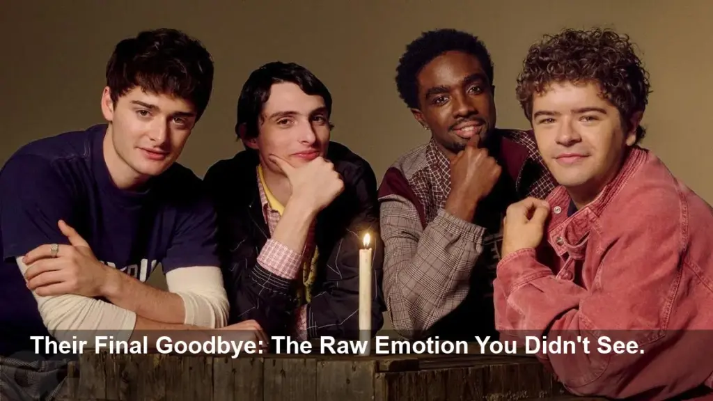 Stranger Things Stars' Tearful Farewell to Hawkins