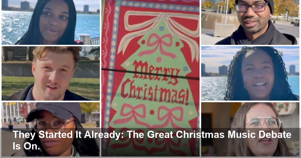Detroit's Early Xmas Music Sparks Holiday Outrage