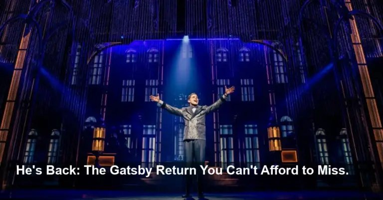 Gatsby Shocker: Jeremy Jordan Is Back on Broadway!