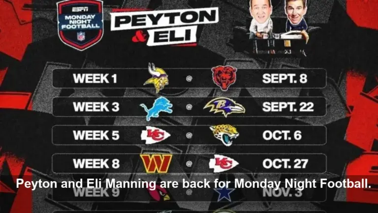 Is There a ‘ManningCast’ for Monday Night Football Tonight?