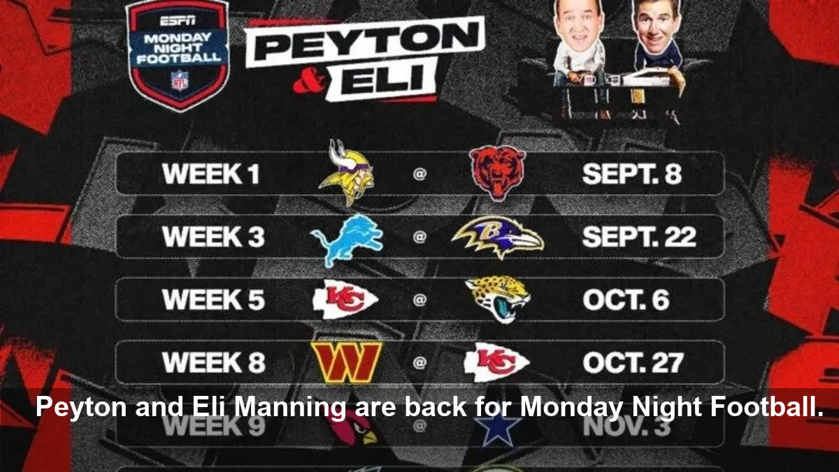 Is There a ‘ManningCast’ for Monday Night Football Tonight?