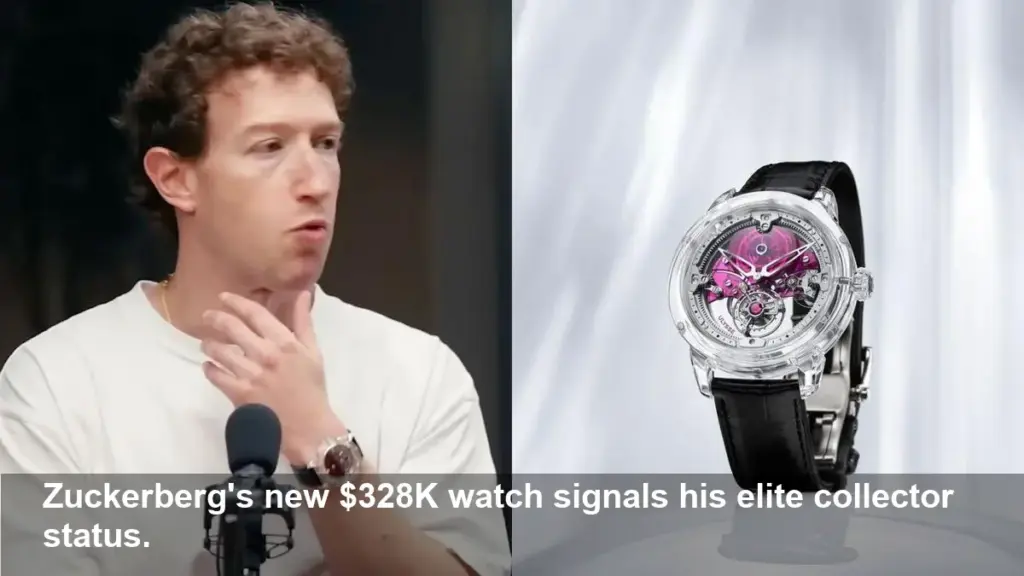 Mark Zuckerberg's New $328K Watch Shocks Fans