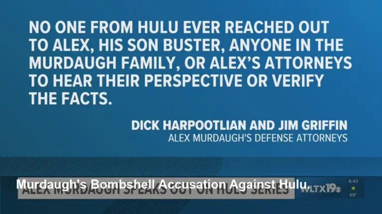 Murdaugh Slams 'Untrue' Hulu Series From Prison