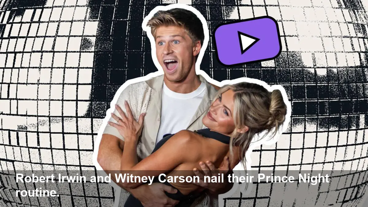 Robert Irwin & Witney Carson Stun on DWTS Prince Night
