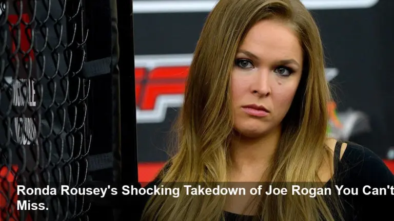 Rousey Roasts Rogan: "He's Not an Expert"
