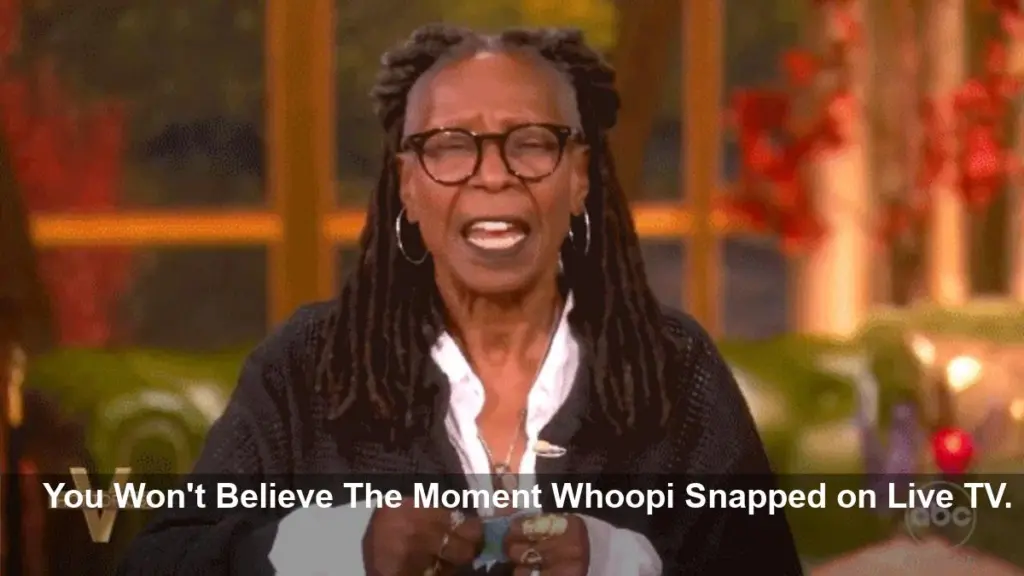Whoopi Goldberg Rips Up Co-Host's Note on Live TV