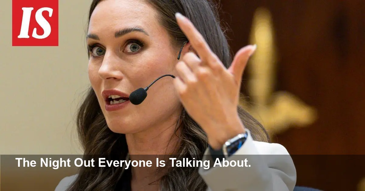 Sanna Marin's Shocking Night Out With Ex and New Beau