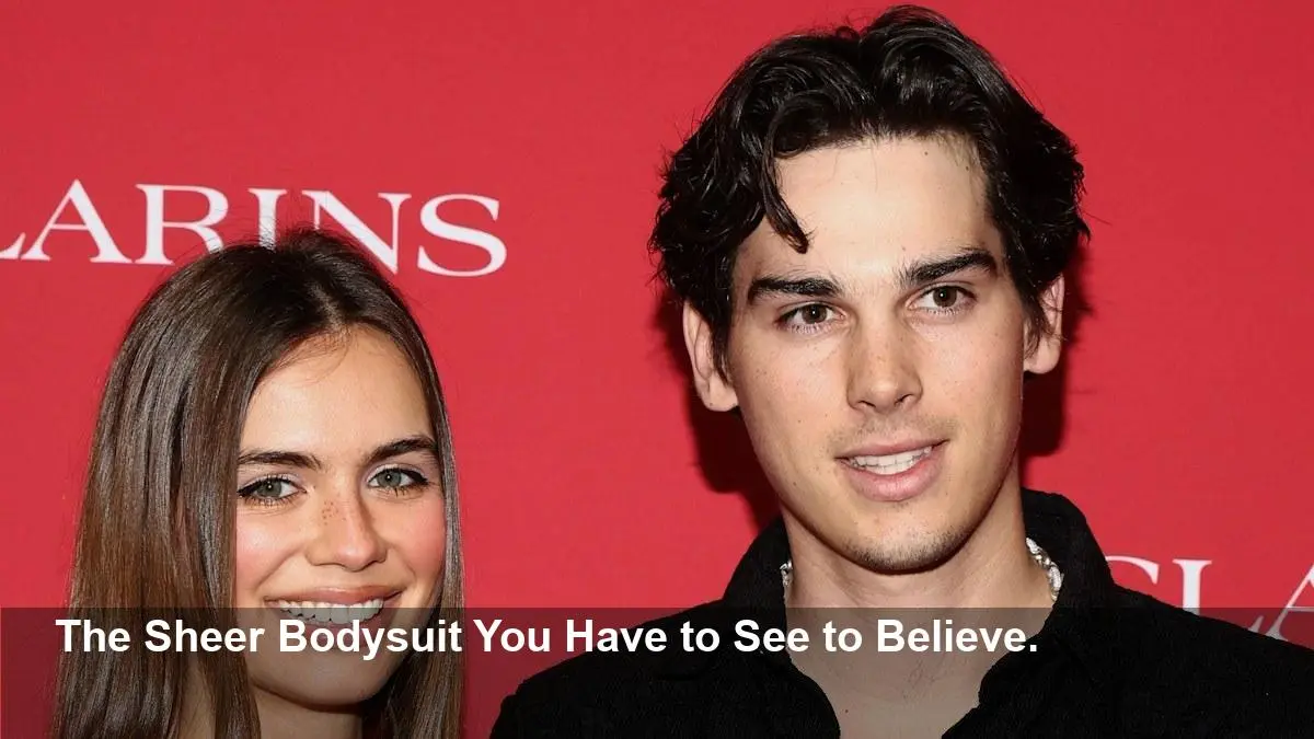 Paris Brosnan’s Girlfriend Stuns in Risky 'Naked' Bodysuit