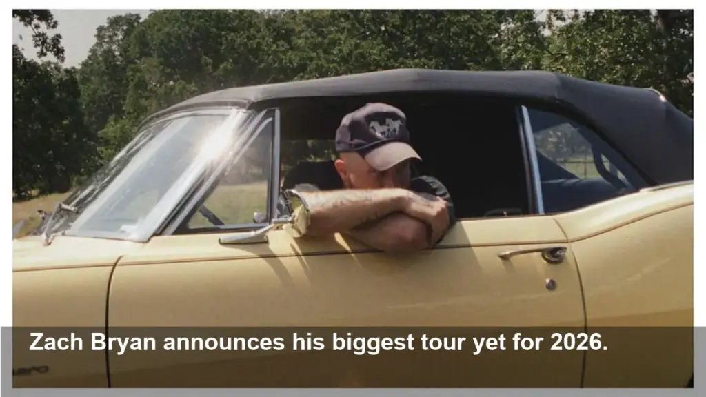Zach Bryan Announces Epic 2026 World Tour