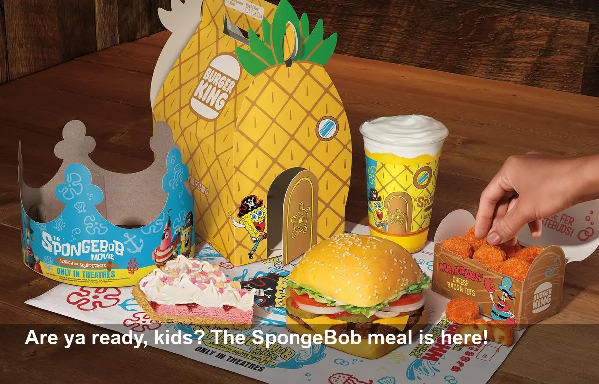 Burger King Drops New SpongeBob Meal for Upcoming Movie
