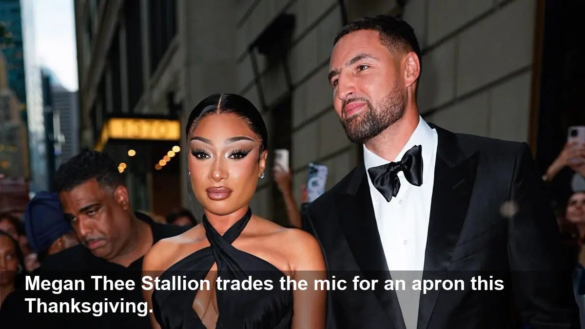 Megan Thee Stallion Serves Up a Thanksgiving Feast for Klay Thompson