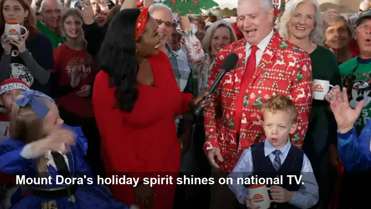 TODAY Show Spotlights Mount Dora for 'Merriest Main Street'