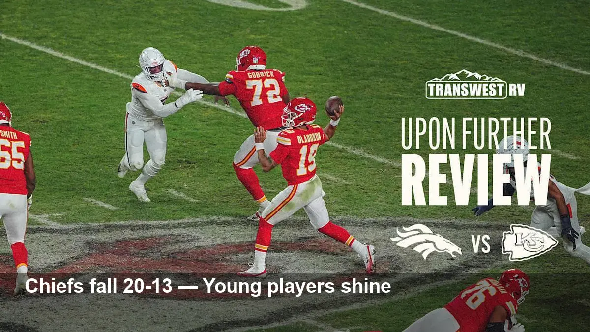 Chiefs Fall 20-13 to Broncos; Kelce Reaches Milestone