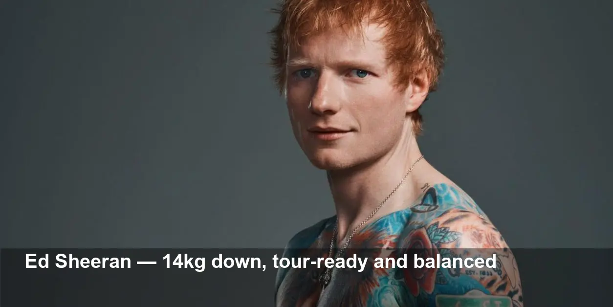 Ed Sheeran Lost 14kg Through Pilates, Weights, Running