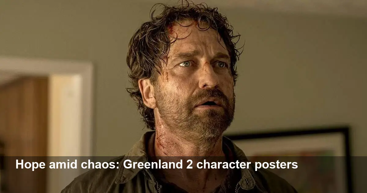Greenland 2: Migration unveils new character posters