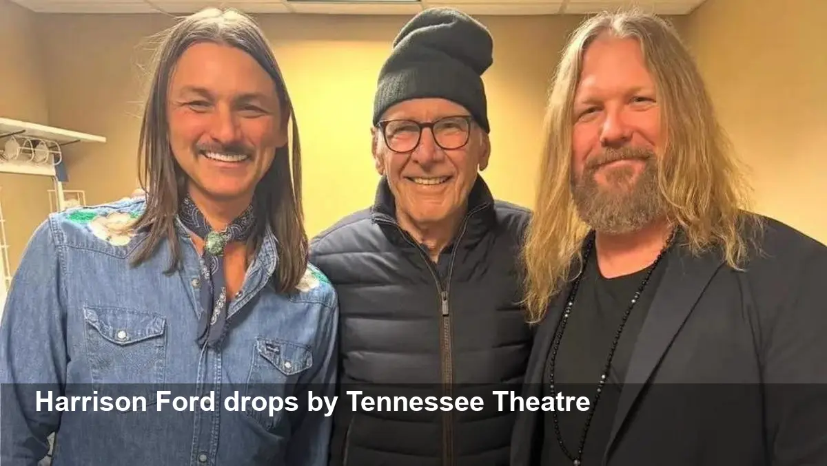 Harrison Ford Spotted at Tennessee Theatre in Knoxville