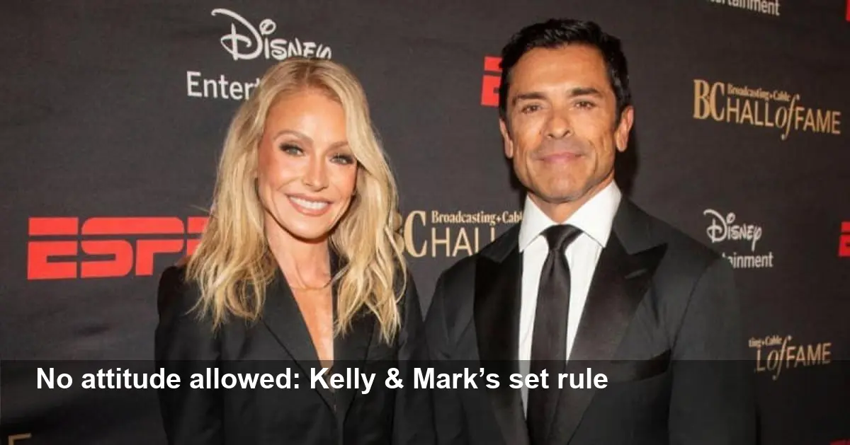 Kelly Ripa’s No-BS Rule Keeps Live’s Set Positive Today