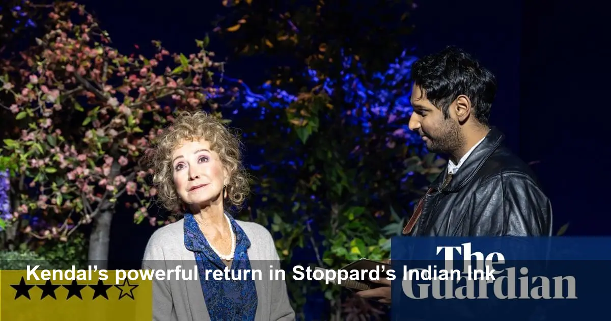 Felicity Kendal in Indian Ink — tribute to Stoppard now