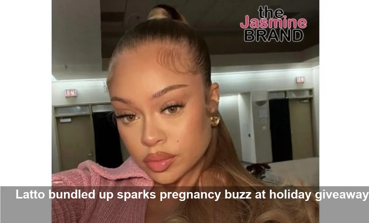 Latto Sparks Pregnancy Buzz at Christmas In Clayco Event