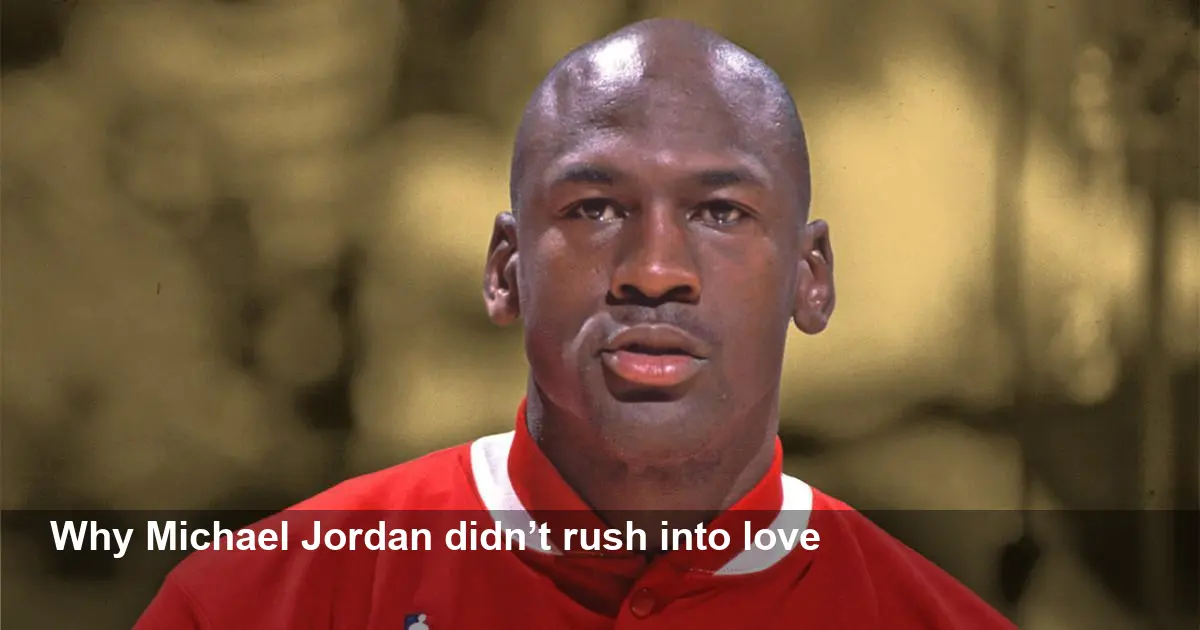 Michael Jordan: Why he moved slowly with Juanita Vanoy