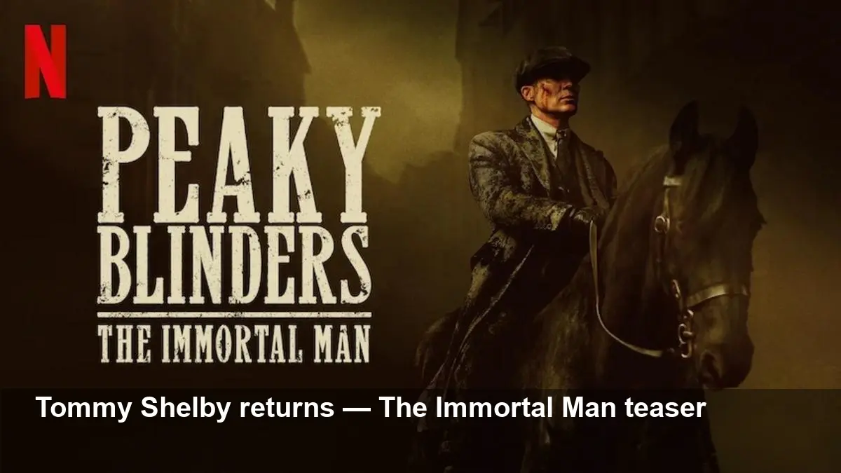 Cillian Murphy Returns: Peaky Blinders Film Teaser