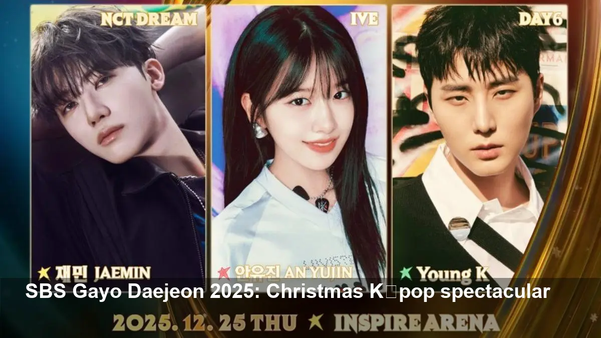 SBS Gayo Daejeon 2025: Full Lineup & How to Watch