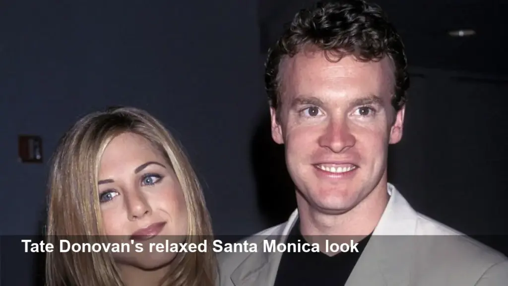 Tate Donovan looks different in Santa Monica outing