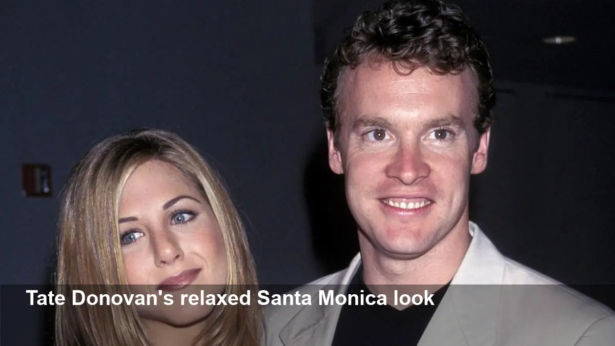 Tate Donovan looks different in Santa Monica outing