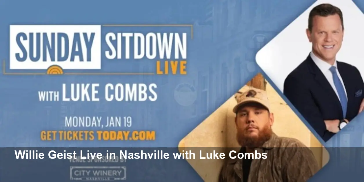 Willie Geist Takes Sunday Sitdown Live to Nashville