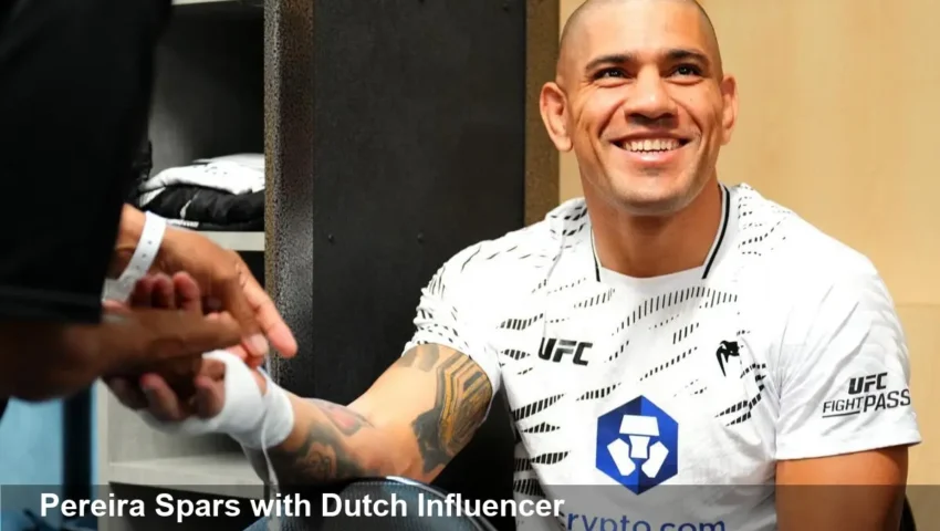 Alex Pereira Spars with Dutch Model After Tracy Cortez Split