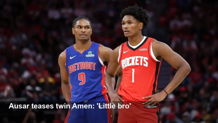 Ausar Thompson Needles Twin Amen, Calls Him 'Little Bro'