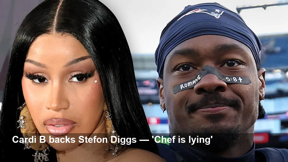 Cardi B Defends Stefon Diggs, Says Chef Is Lying Today