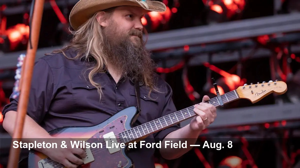 Chris Stapleton & Lainey Wilson to Play Ford Field Aug. 8