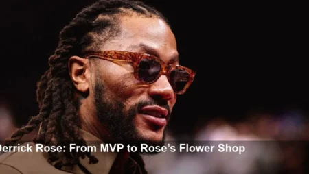 Derrick Rose hangs No. 1, launches Rose’s Flower Shop