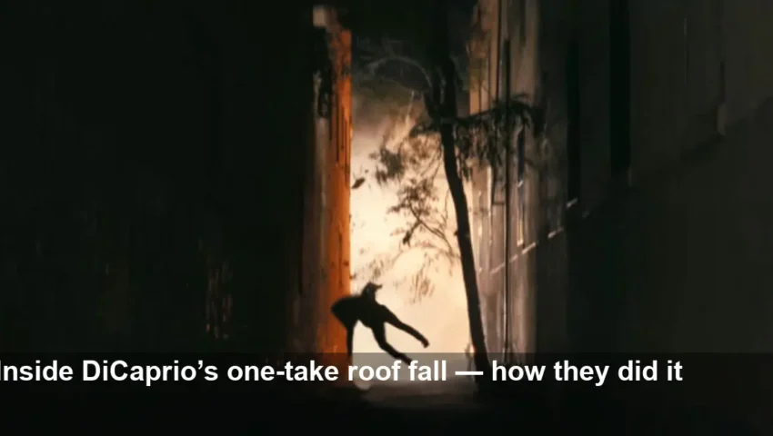 How DiCaprio’s One Battle Roof Fall Happened in 1 Take