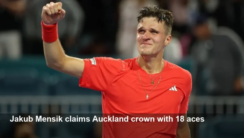 Jakub Mensik Wins Auckland, Prepares for Australian Open