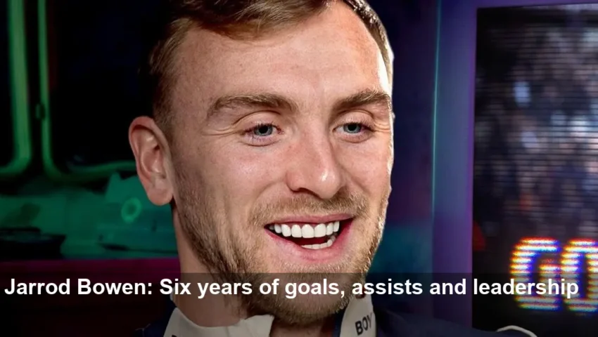 Jarrod Bowen Marks Six Years at West Ham: Key Milestones