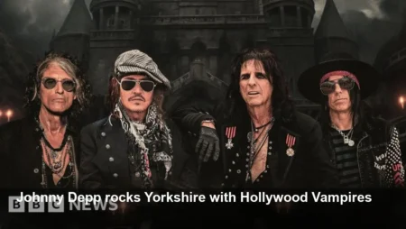 Johnny Depp returns to Yorkshire with Hollywood Vampires