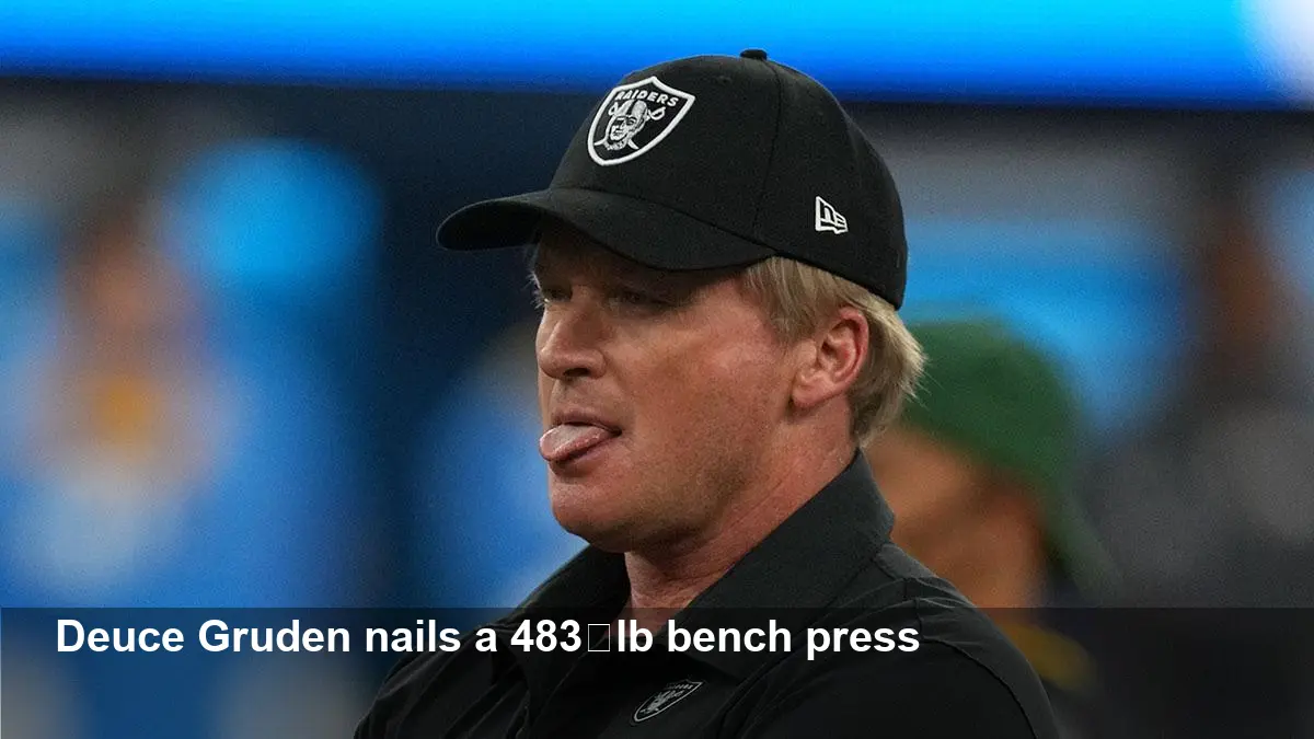 Jon Gruden: Son Deuce Sets 483-lb Powerlifting Mark