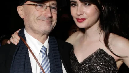 Lily Collins Shares Rare Photos With Dad Phil Collins
