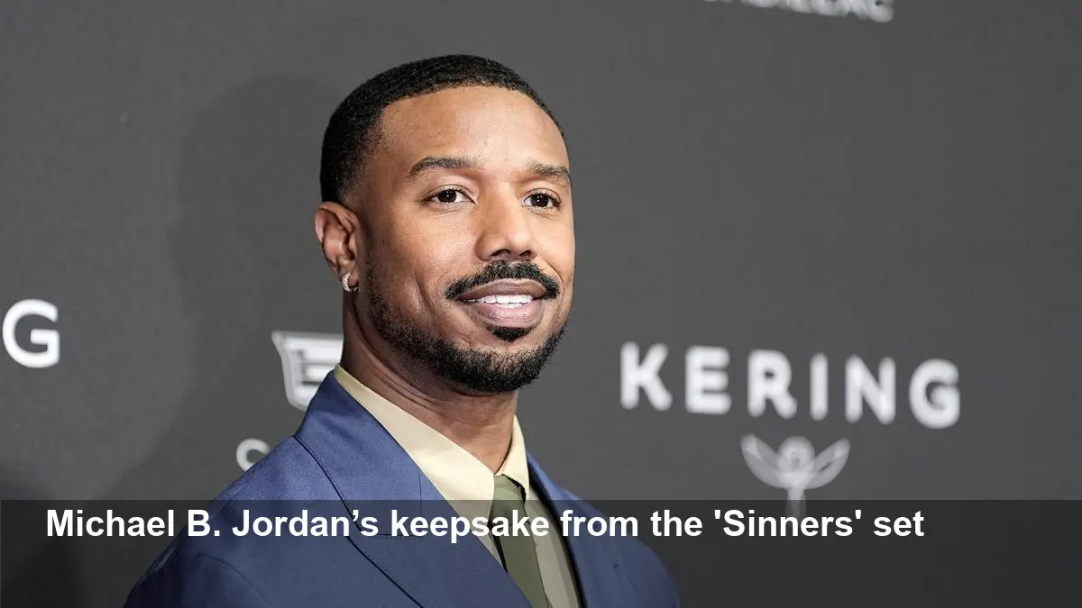 Michael B. Jordan Reveals ‘Sinners’ Keepsake at Palm Springs